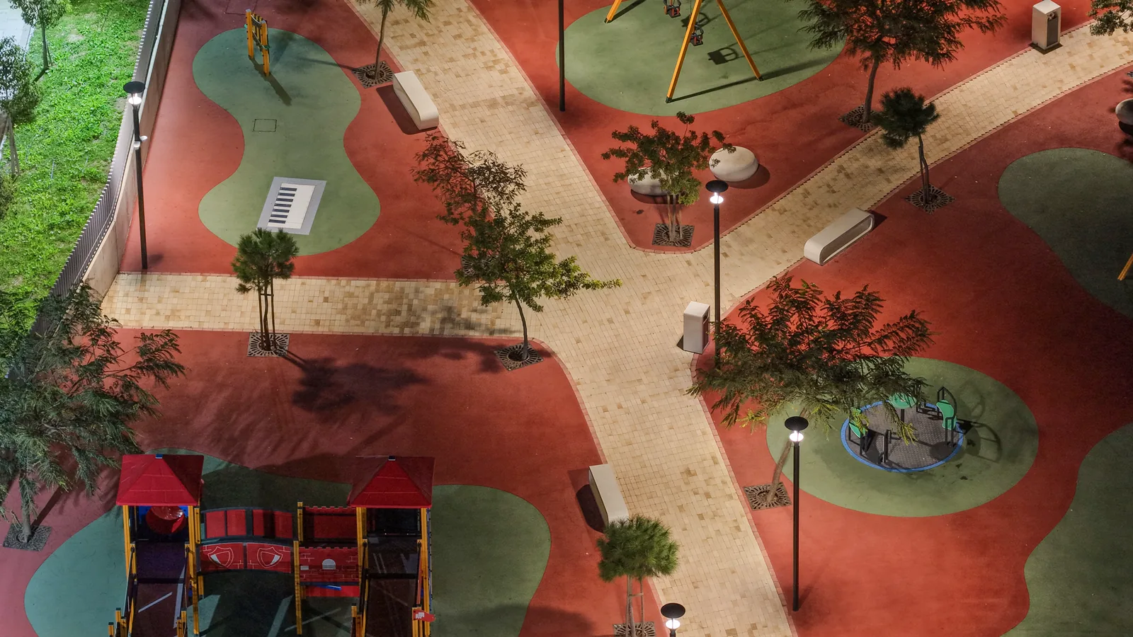 Aradippou Park lighting installation — project photo 7