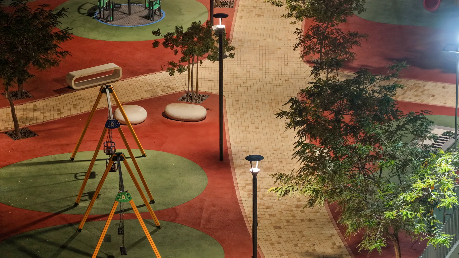 Aradippou Park lighting installation — project photo 8