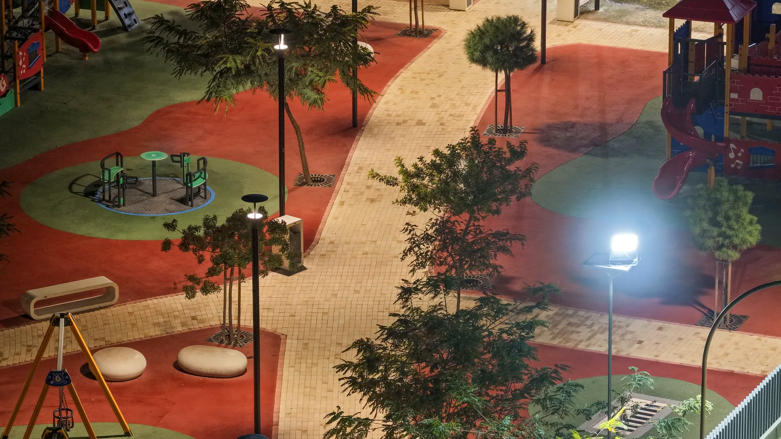 Aradippou Park lighting installation — project photo 9
