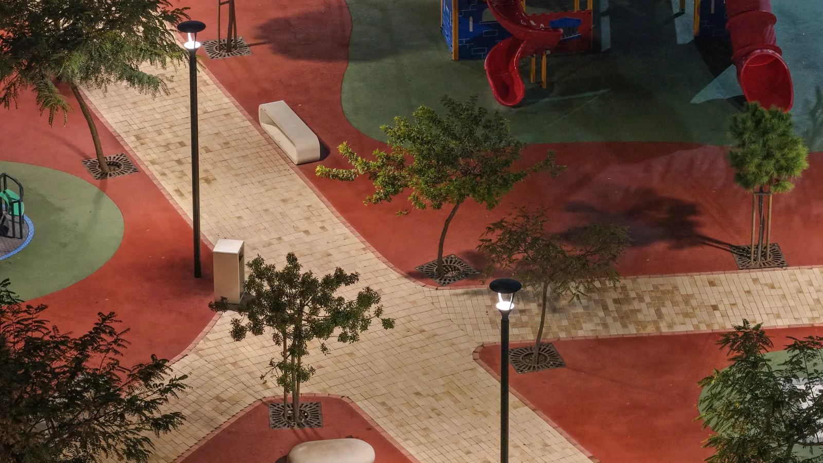 Aradippou Park lighting installation — project photo 10