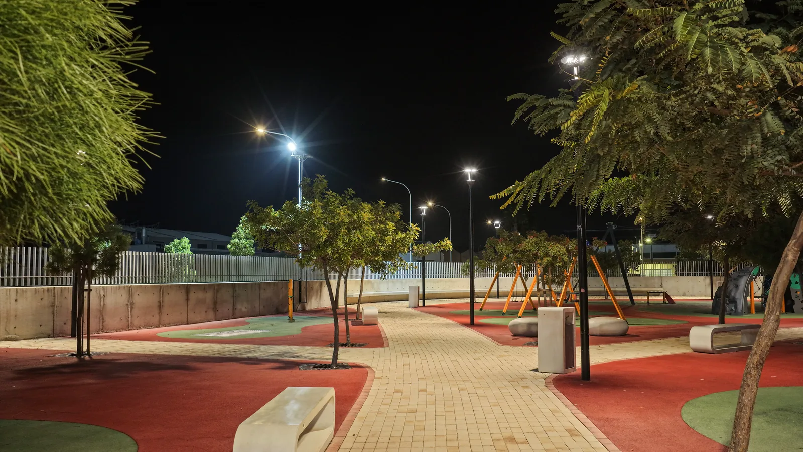 Aradippou Park lighting installation — project photo 11