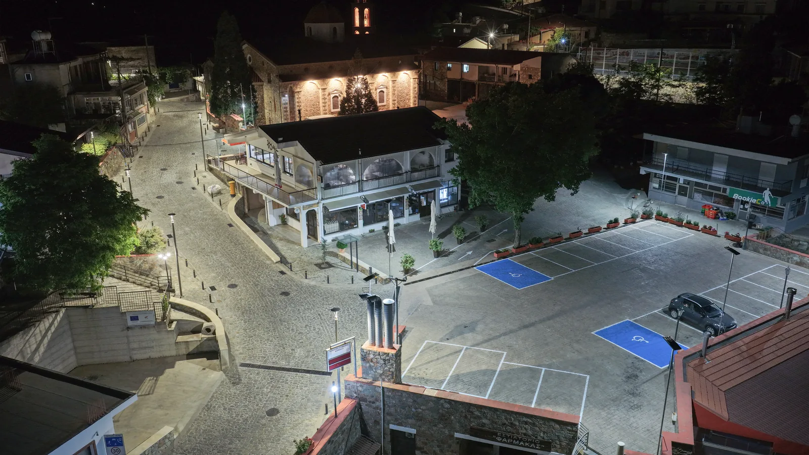 Farmakas Traditional Core lighting installation — project photo 6
