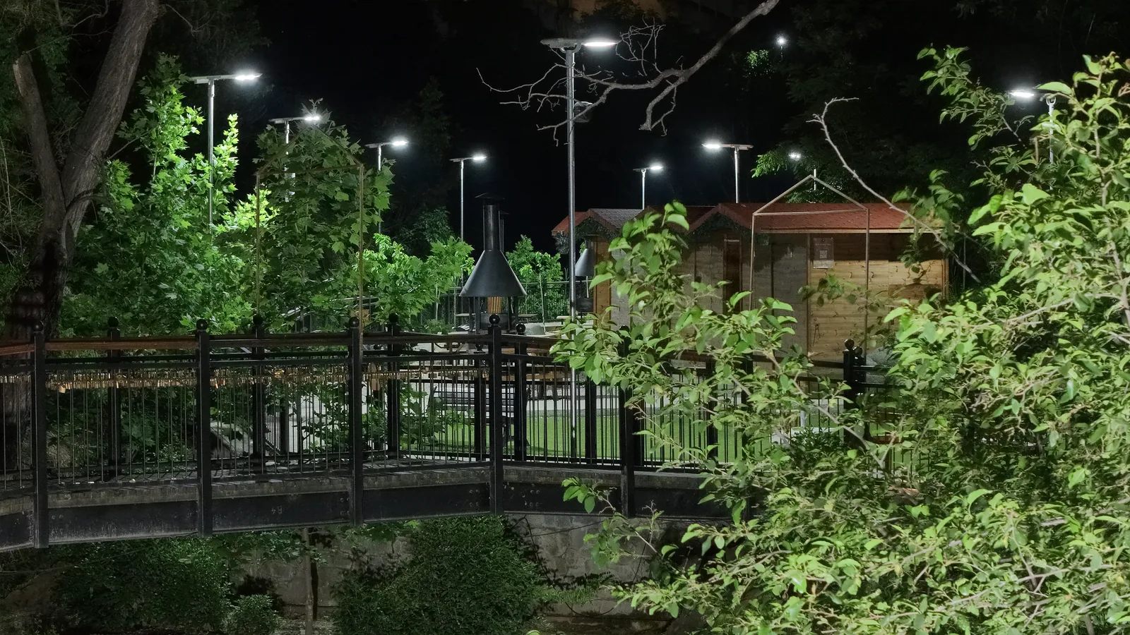 Kakopetria Smart Park lighting installation — project photo 6