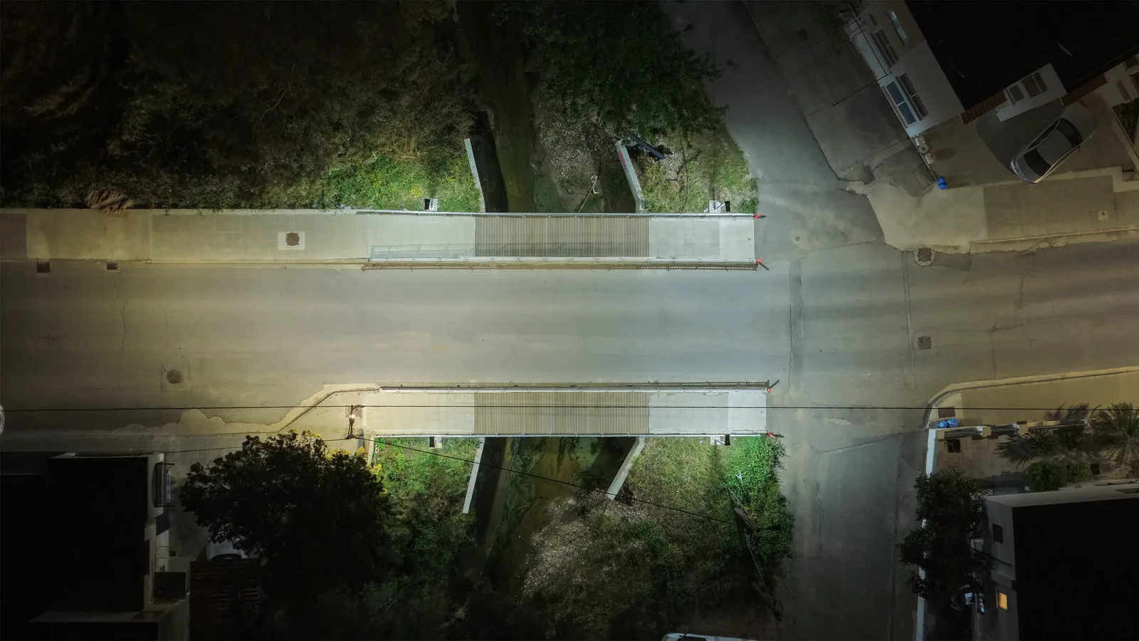 Paralimni Bridge lighting installation — project photo 4
